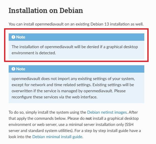 Installation on Debian