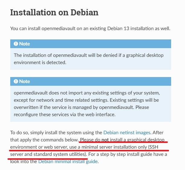 Installation on Debian