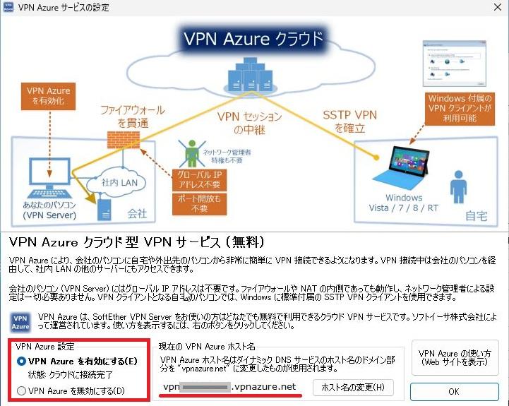 SoftEther VPN サーバー環境設定